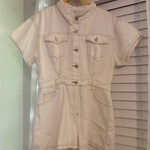 Button-Up Romper - Picture 1 of 6